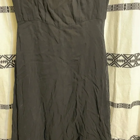Pier 1 Black Maxi Dress with Button Detail - Picture 13 of 16